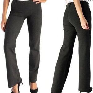 Betabrand Womens Charcoal Dress Pants